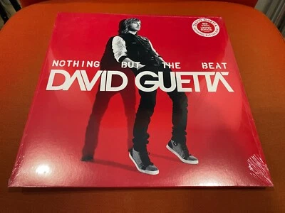 David Guetta Nothing But The Beat Limited 2LP RED Vinyl Gatefold New & Sealed - Imagen 1 de 4