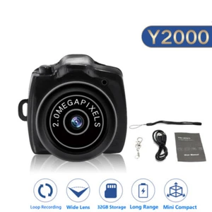 Portable HD Mini Camera 640*480 Small Camcorder Car Mini DV Recorder Black 32G - Picture 1 of 20