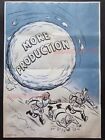 1943 Ww2 Usa America Cartoon Camic Caricature Funny Production Propaganda Poster