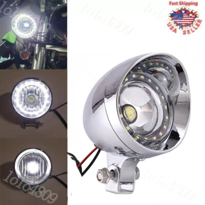 Driving Headlight Spot Light For Honda Shadow Aero Ace Phantom VLX VT 750 1100 Foto 1 de 4