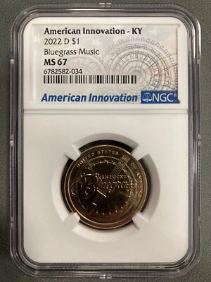 2022D American Innovations Kentucky - NGC MS 67 - Image 1 of 2