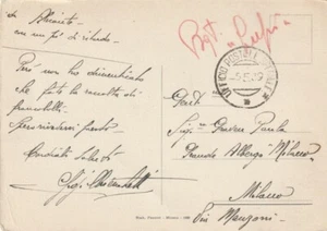 ITALY: Military cancelled postcard 1939. - Picture 1 of 2