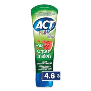 ACT Kids Anticavity Fluoride Toothpaste 4.6 oz. Wild Watermelon - Picture 1 of 1