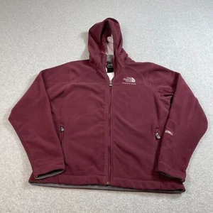 North Face Windwall Jacket Men M Red Full Zip Hood Athlete Team Technical Hike - Picture 1 of 14