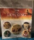 Genuine Disney The Lion King 5 Piece Badge Set Button Badges