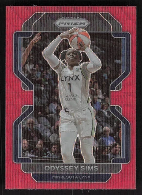2022 Panini Prizm WNBA #102 Odyssey Sims Ruby Wave - Image 1 of 2