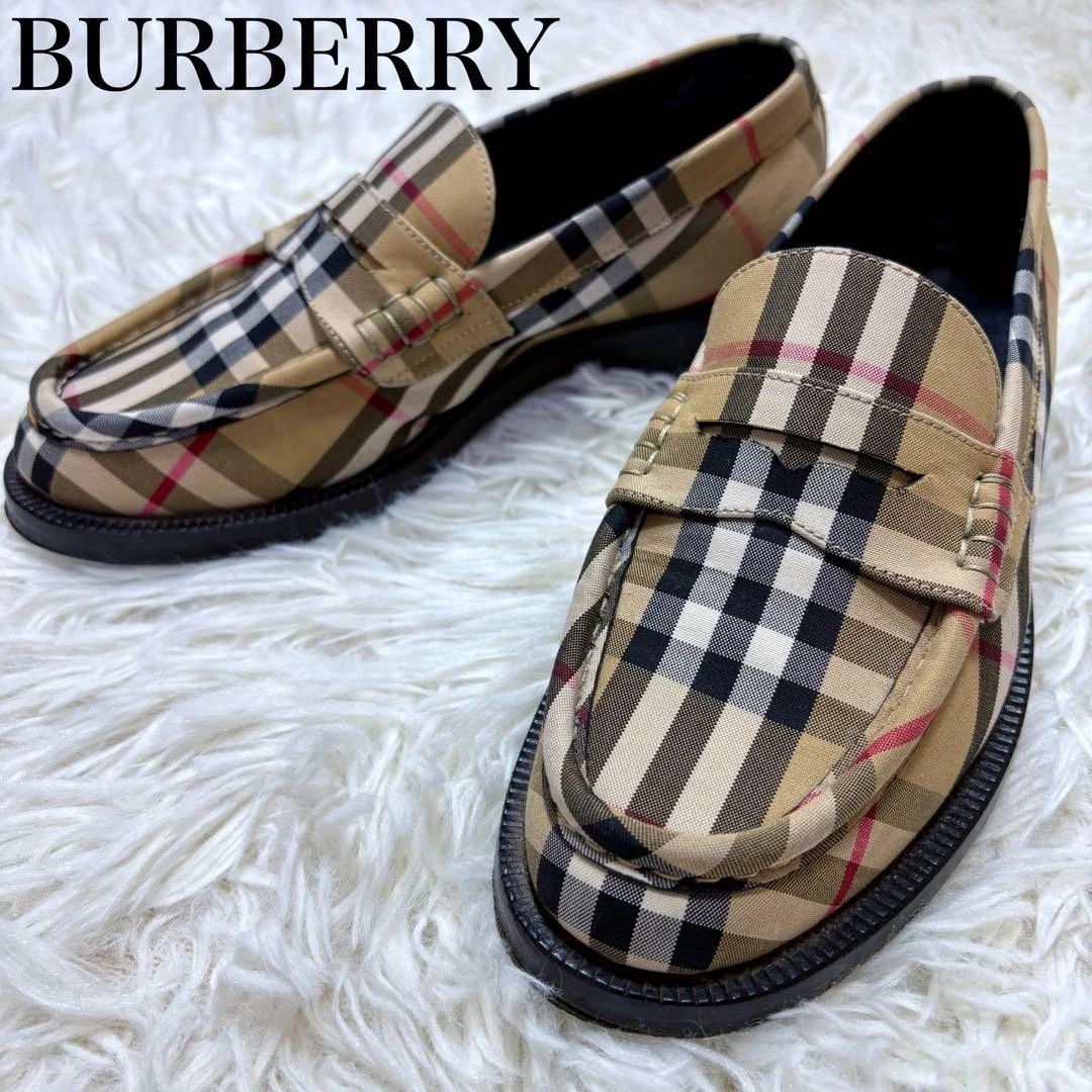 Burberry Checked Loafer Flats for Women for sale | eBay