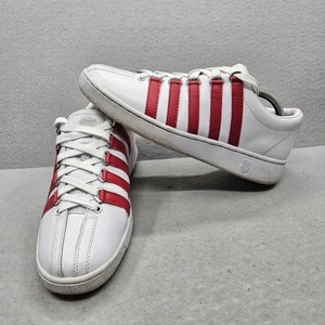 K-SWISS CLASSIC LX HERREN Größe 9,5 WEISS/ROT 07161-119-M - Bild 1 von 9