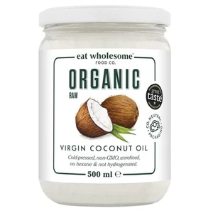 Eat Wholesome Organic Raw Cold-Pressed Virgin Coconut Oil 500ml - Picture 1 of 1