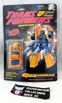Transformers Original 1993 G2 Axelerators Windbreaker MOSC - Image 1 of 2