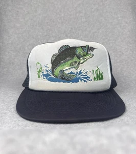 Vintage Barsch Angeln SnapBack Trucker Mütze - Bild 1 von 17