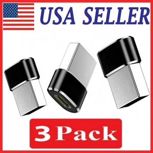 3 PACK USB C 3.1 Type C Female to USB 3.0 Type A Male Port Converter Adapter BLK - Picture 1 of 16