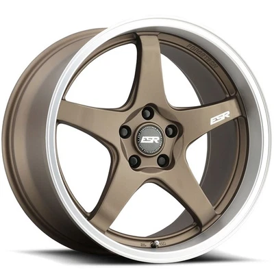 18x9.5 Matte Bronze Wheel ESR AP5 5x100  35 Foto 1 de 3