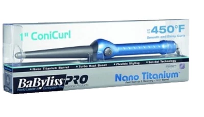 Babyliss Pro Nano Titanium 1" ConiCurl Iron (Up To 450 Degrees) - Image 1 of 2