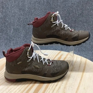 Keen Boots Womens 7.5 Terradora Waterproof Hiking Mid Boot 1023497 Brown Mesh - Picture 1 of 18