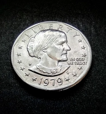 Dólar Susan B. Anthony 1979-D - Relleno "D" Único Raro Muy Buen Estado Foto 1 de 2