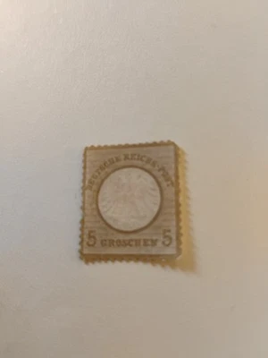  Classic Germany Scott 6 Mint No Gum Fine Rare SCV $900 - Image 1 of 3