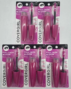 5PK Covergirl Full Lash Bloom By Lash Blast Mascara ~ 800 VERY BLACK ~ NEW - Picture 1 of 2