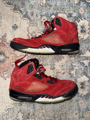 Talla 8.5 - Air Jordan 5 Retro Raging Bull Red Gamuza 2009 Foto 1 de 4