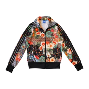 Chaqueta Adidas Farm Rio Mujer Pequeña Firebird Floral Trifolio Jardim Agharta Track - Imagen 1 de 16