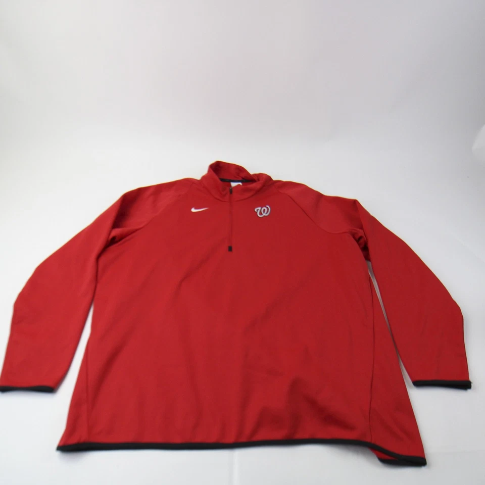 Washington Nationals Nike MLB Authentic Pullover Men's Red Used - Image 1 of 1
