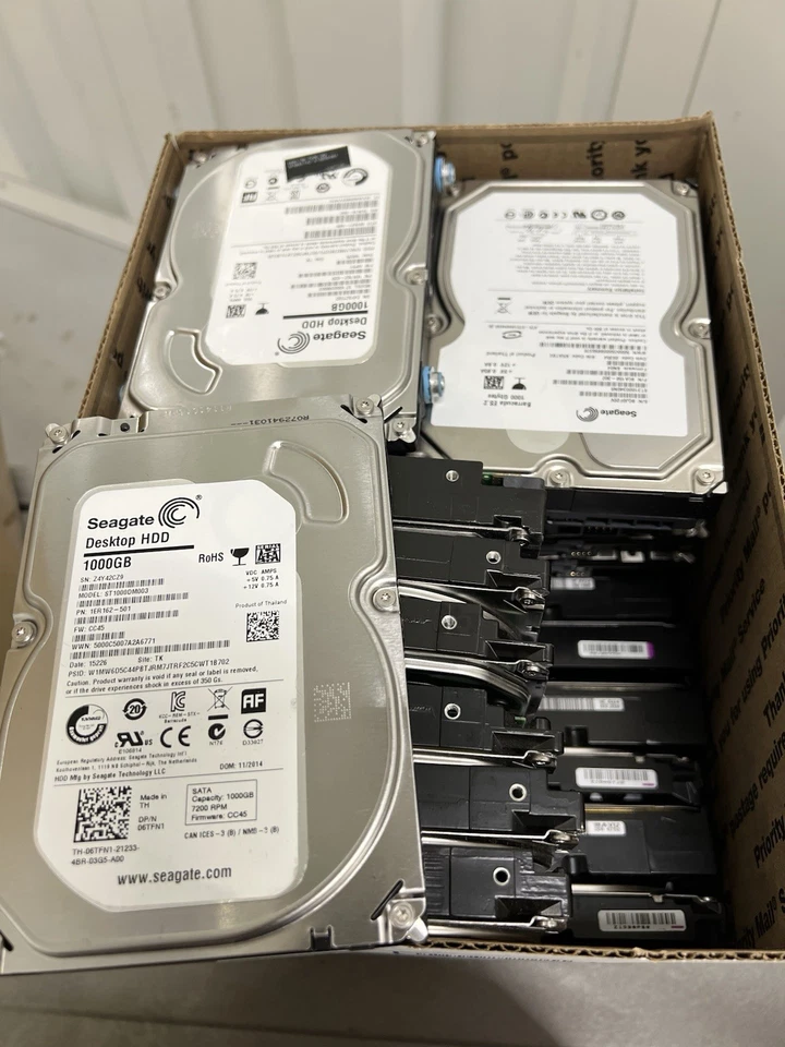 lots of 10x1TB desktop hard drive 1tb - Image 1 of 1