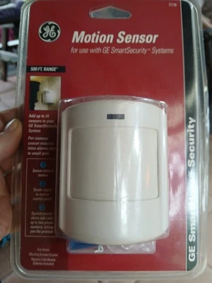 GE  500ft Motion Sensor for use with GE Smart Security Systems 71178 - Image 1 of 2
