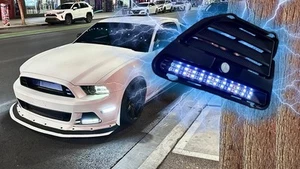 Custom 2014 Ford Mustang White LED Fog Lights – Lower Bumper Pair (Stylish Look) - Picture 1 of 13