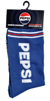 Носки короткие Pepsi 1 пара подходят для мужской обуви размер 6-12 Pepsi Cola - Изображение 1 из 2