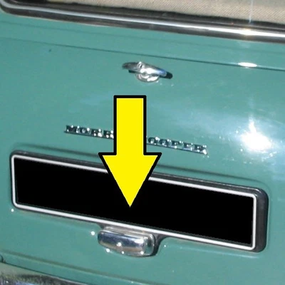 Stainless Rear Number Plate Light for Austin / Morris Mini - Image 1 of 4