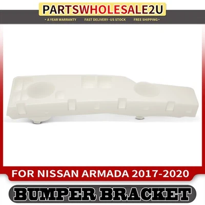 Soporte de parachoques delantero derecho de plástico de polipropileno para Nissan Armada 2017-2020 Foto 1 de 4
