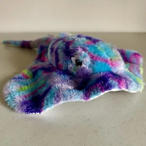 Peluche Fiesta Stingray 21"L Arcobaleno Sherbert Peluche Giocattolo Morbido Pet Lovey - Foto 1 di 9