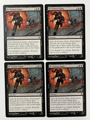 Magic The Gathering MTG Ill-Gotten Gains X4 Cards Conspiracy Regular Rare - Image 1 of 4