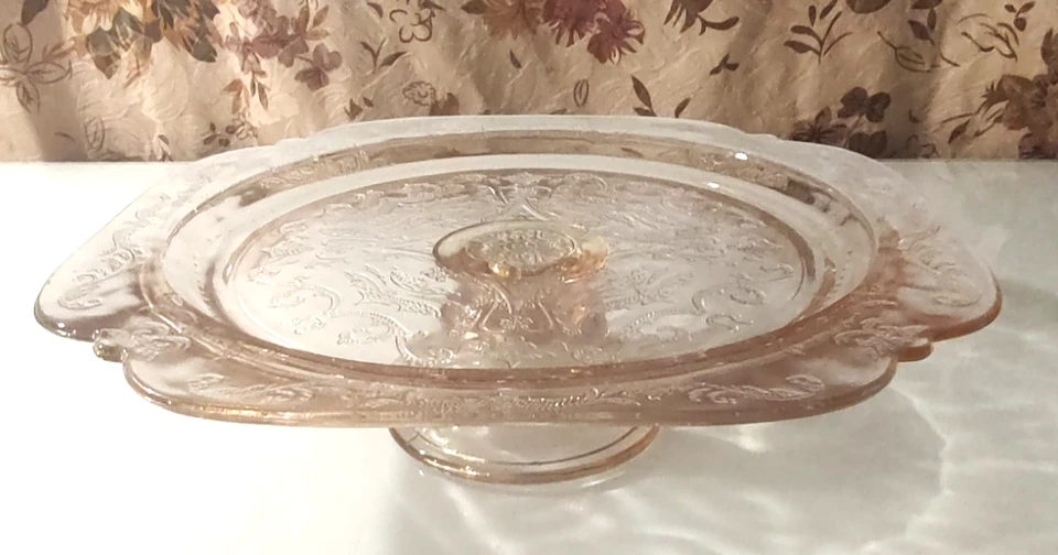 Soporte para Pasteles Madrid Colección Cristal Indiana Rosa Foto 1 de 1