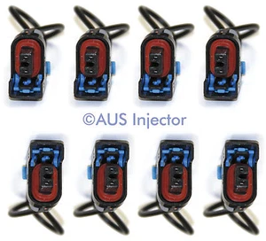 Set of 8 Fuel Injector Connector Pigtails fit DELPHI Mini GMC [DELF-8] - Picture 1 of 1