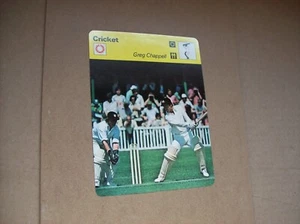 1977 Sportscaster photo card Cricket Greg Chappell #08-13 pack fresh - Picture 1 of 3