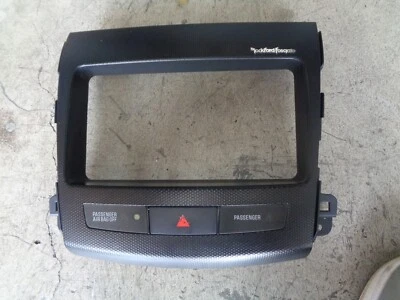 2007-2013 MITSUBISHI OUTLANDER DASH RADIO TRIM BEZEL ROCKFORD FOSGATE - Image 1 of 3