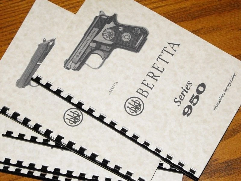 Pistola manual del propietario Beretta 950 y 950 BS JET FIRE Foto 1 de 1