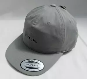 Gorra Rip Curl Wilson gris claro para hombre - nueva con etiquetas - Imagen 1 de 8