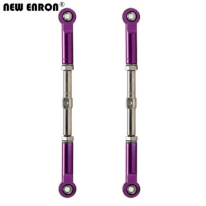 2P Steel Adjustable Turnbuckles Push Rod Purple FOR HPI Savage Flux X 4.6 XL 5.9 - Picture 1 of 7