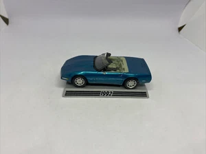 BROKEN 1992 CORVETTE DANBURY MINT 50 YEARS OF CORVETTE DIE CAST CAR 1/43 GREEN - Picture 1 of 12