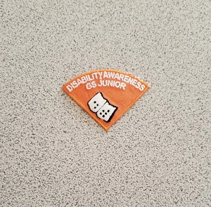Girl Scouts of Eastern Missouri DISABILITY AWARENESS Junior Level Wedge Patch - Picture 1 of 1