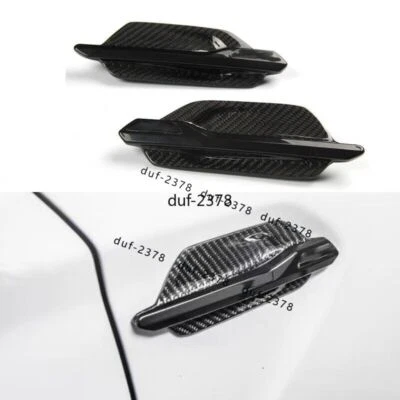 Reemplazo de cubierta de rejilla de ventilación de guardabarros lateral de fibra de carbono para BMW M2 F87 M2C 2016+ Foto 1 de 4