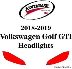 3M Scotchgard Paint Protection Film Clear Pre-Cut 2018 2019 Volkswagen Golf GTI