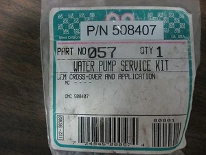 OMC / AP OUTBOARD WATER PUMP IMPELLER KIT AP 057 OMC 508407 - Picture 1 of 2