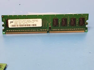 Micron MT4HTF3264AY-40EB3 DDR2-400 256MB 1Rx8 PC2-3200U-333-12-A0 CL3 Memory - Picture 1 of 1