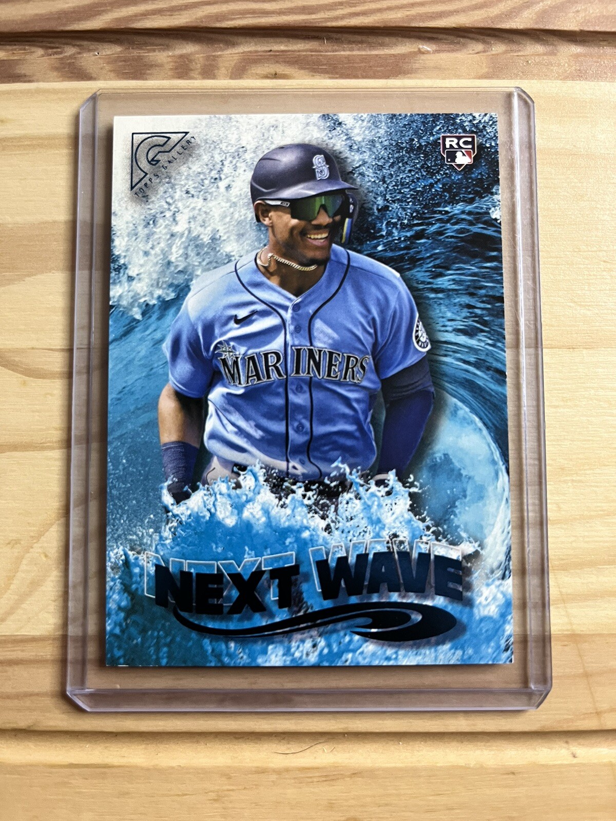 Julio Rodriguez 2022 Topps Gallery Next Wave Blue Numbered NW-23 /99 Mariners