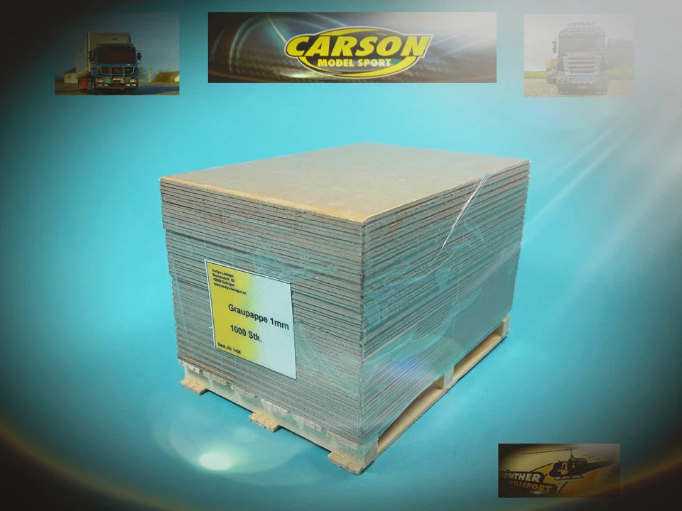 1:14 Palette mit Graupappe, Nr.: 500907605 v. Carson / Günther Modellsport - Bild 1 von 1