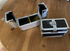 X2 Metal Trading Card Pokemon Deck Storage Boxes