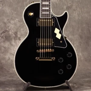 Epiphone/Inspired by Gibson Custom Les Paul Custom Ebony with Hard Case - Picture 1 of 7